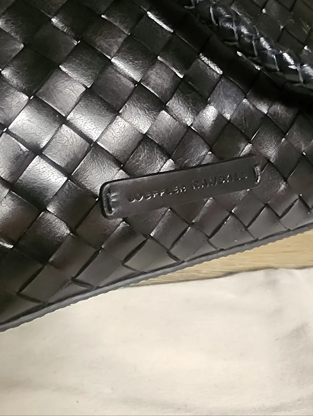 NWT Loeffler Randall Mallory Woven Crossbody Bag - Picture 2 of 8